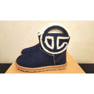 Telfar Uggs Denim Mini Boot
